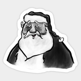 Vintage Santa Sticker